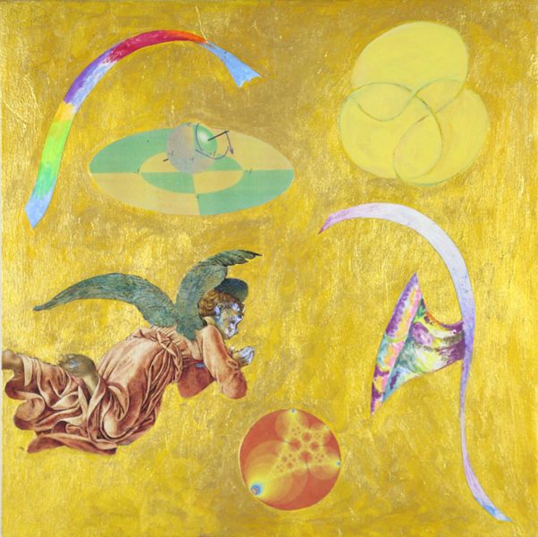 collage by American abstract artist Don Lewallen