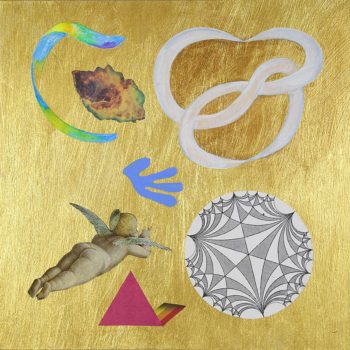 collage by American abstract artist Don Lewallen