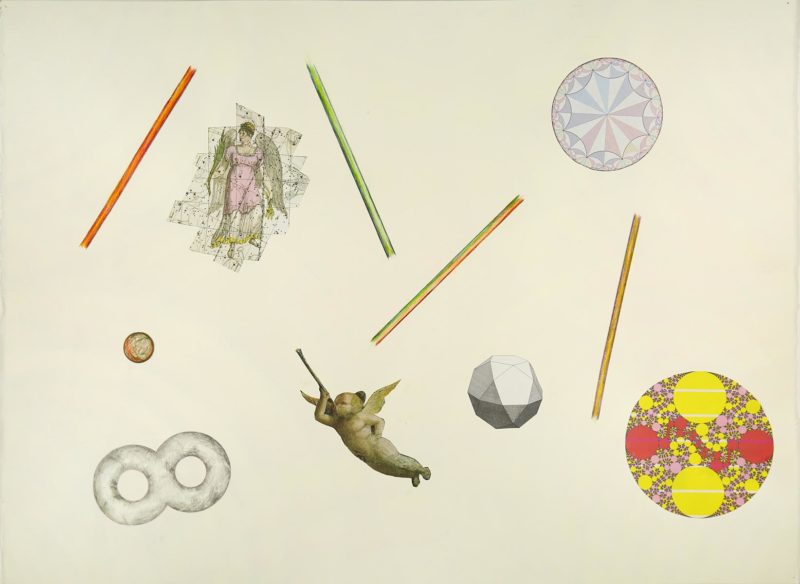 collage by American abstract artist Don Lewallen