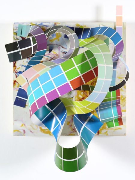 collage by American abstract artist Don Lewallen