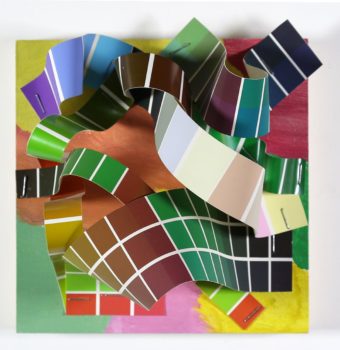 collage by American abstract artist Don Lewallen