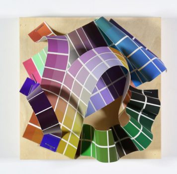 collage by American abstract artist Don Lewallen