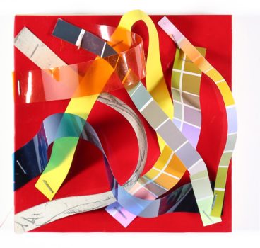 collage by American abstract artist Don Lewallen