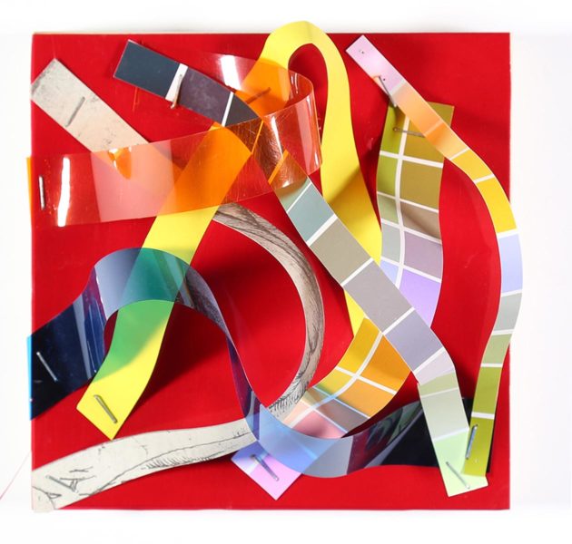 collage by American abstract artist Don Lewallen