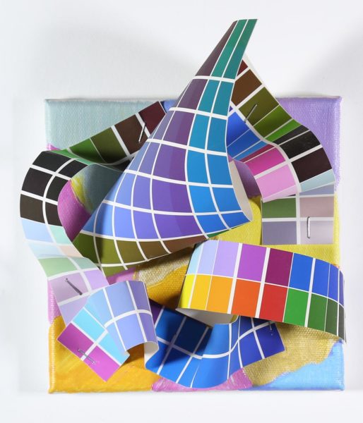 collage by American abstract artist Don Lewallen
